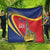 Liechtenstein National Day 1866 Quilt Gold Crown Vaduz Cathedral