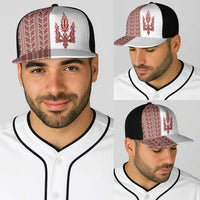 Ukraine Vyshyvanka Pattern Baseball Net Cap Ukrainian Trident