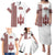 Ukraine Vyshyvanka Pattern Family Matching Puletasi and Hawaiian Shirt Ukrainian Trident