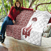 Ukraine Vyshyvanka Pattern Quilt Ukrainian Trident