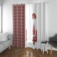 Ukraine Vyshyvanka Pattern Window Curtain Ukrainian Trident