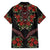 Traditional Ukrainian Costume Hawaiian Shirt Red Floral Embroidery Style