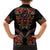 Traditional Ukrainian Costume Hawaiian Shirt Red Floral Embroidery Style