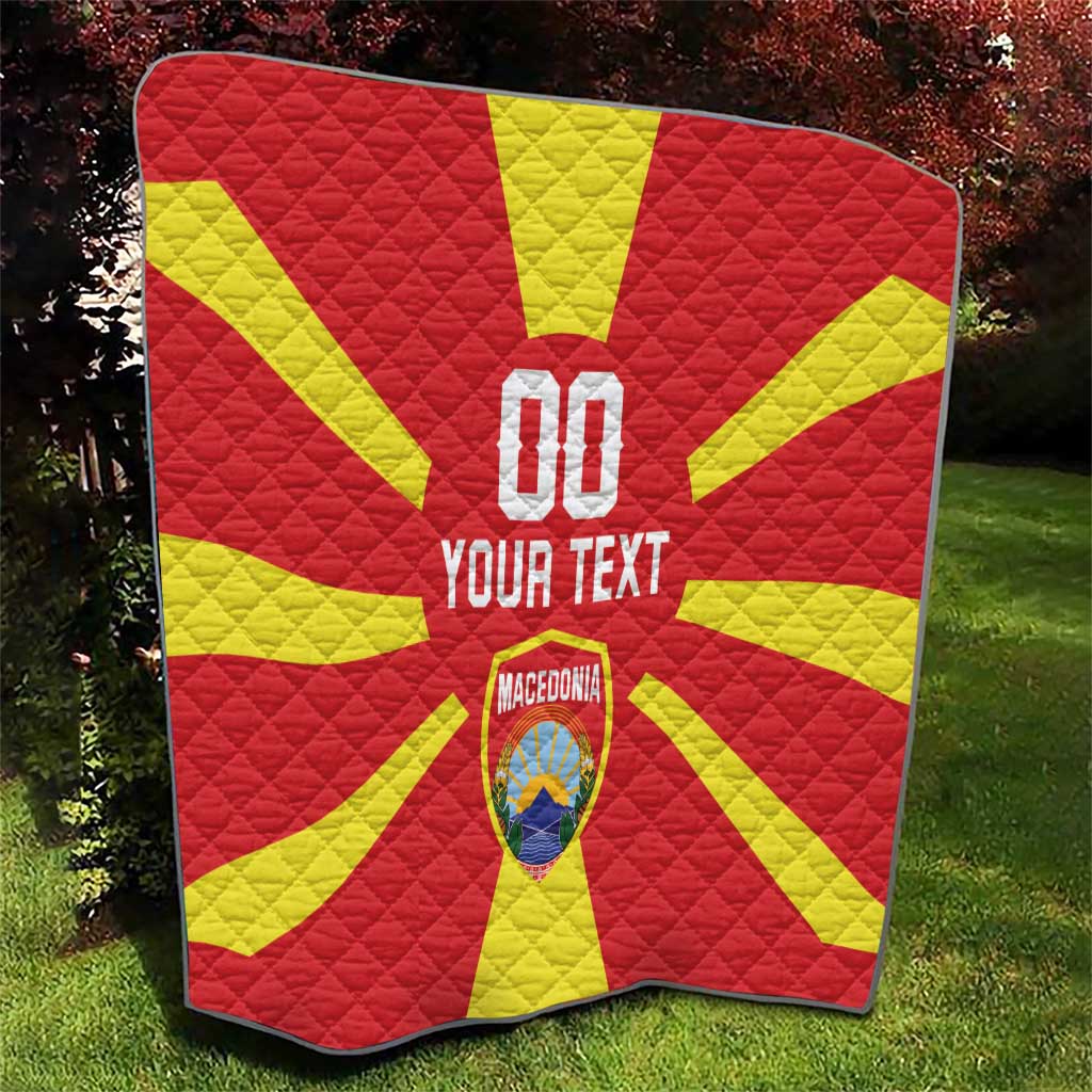 Custom Macedonia Quilt Flag Style - Wonder Print Shop