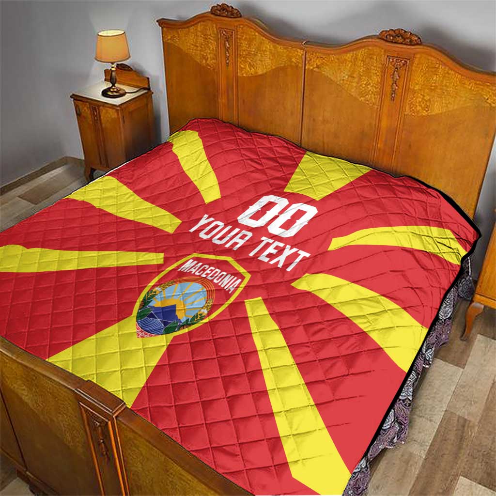 Custom Macedonia Quilt Flag Style - Wonder Print Shop