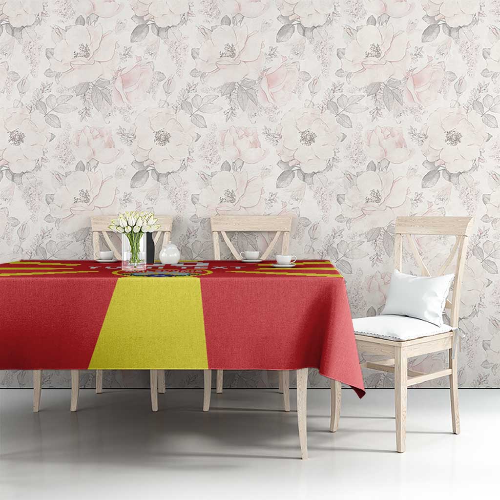 Custom Macedonia Tablecloth Flag Style - Wonder Print Shop