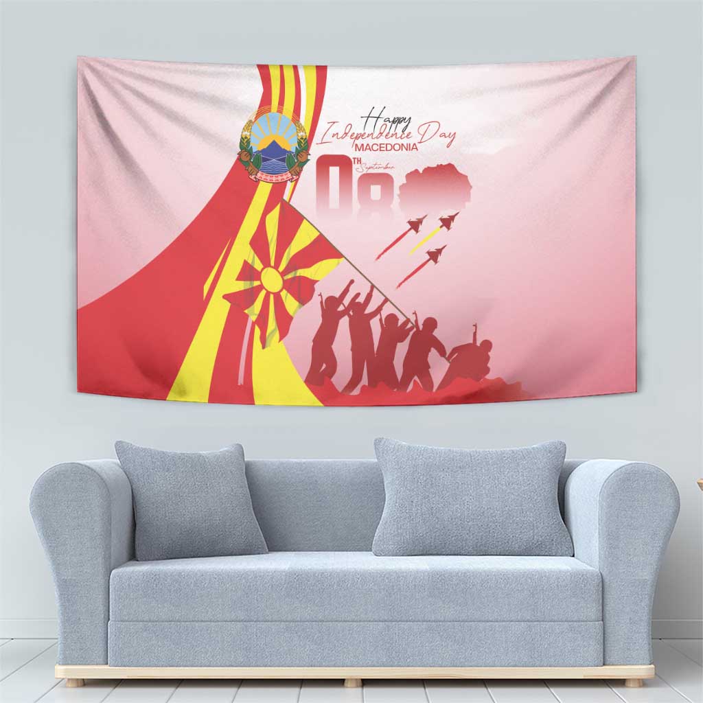 Macedonia Independence Day Tapestry Den na nezavisnosta - Wonder Print Shop