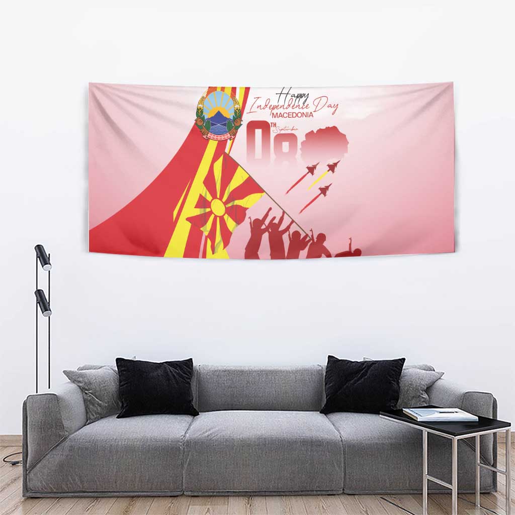 Macedonia Independence Day Tapestry Den na nezavisnosta - Wonder Print Shop