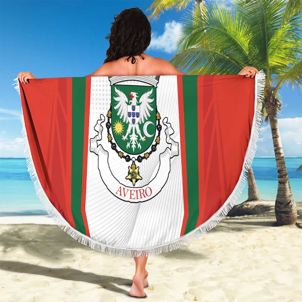 Personalized Aveiro Portugal Beach Blanket Sporty Style - Wonder Print Shop