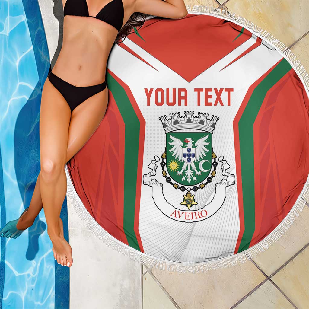 Personalized Aveiro Portugal Beach Blanket Sporty Style - Wonder Print Shop