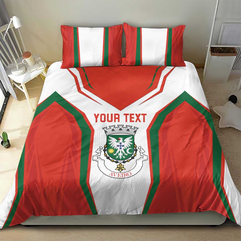 Personalized Aveiro Portugal Bedding Set Sporty Style - Wonder Print Shop
