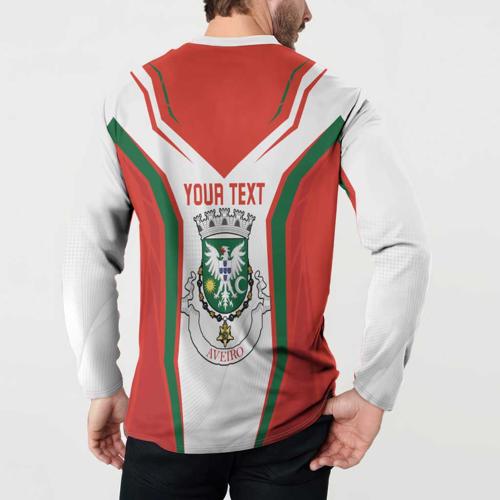 Personalized Aveiro Portugal Button Sweatshirt Sporty Style - Wonder Print Shop