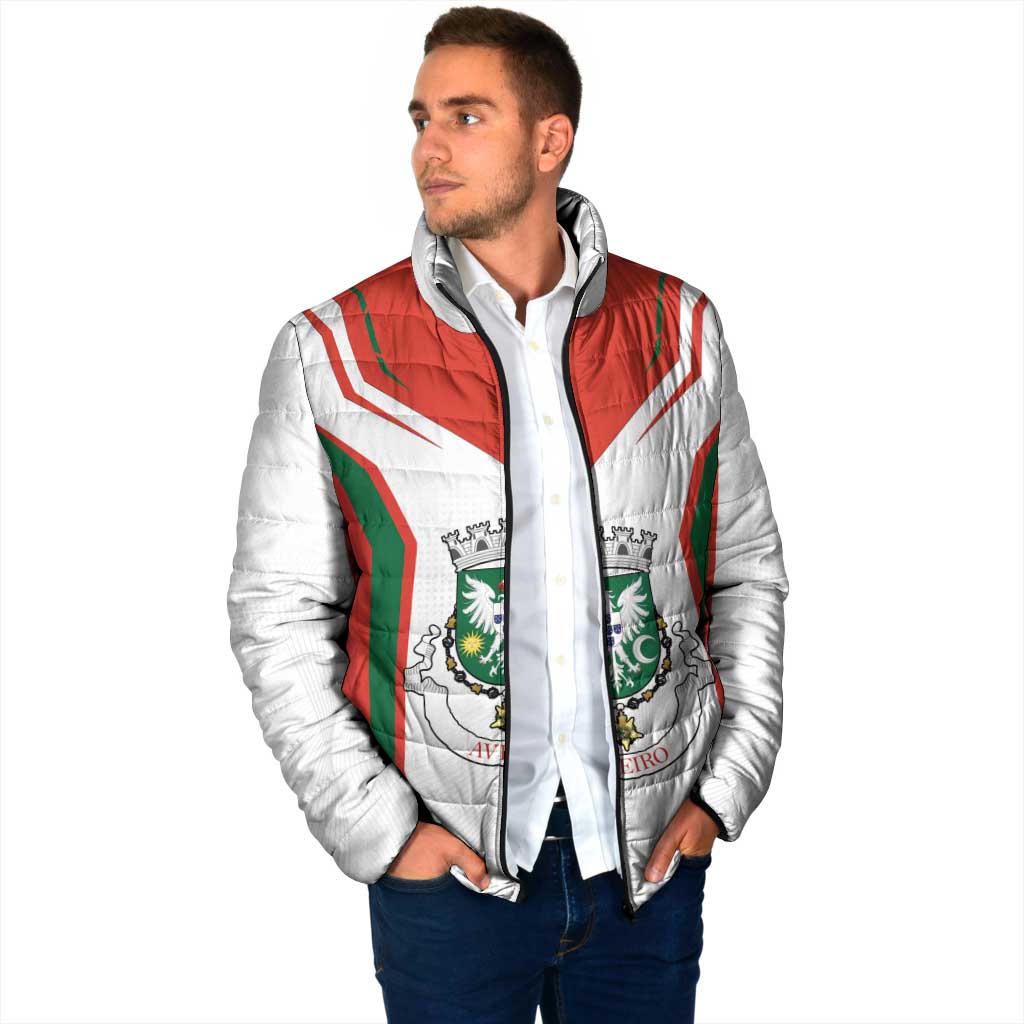Personalized Aveiro Portugal Padded Jacket Sporty Style - Wonder Print Shop
