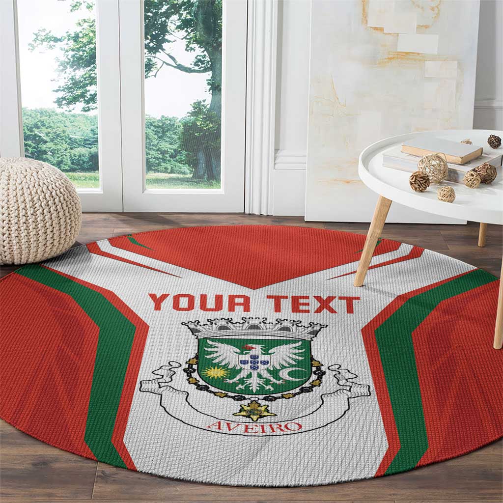 Personalized Aveiro Portugal Round Carpet Sporty Style - Wonder Print Shop