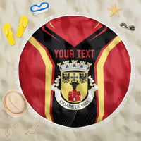 Personalized Beja Portugal Beach Blanket Sporty Style - Wonder Print Shop