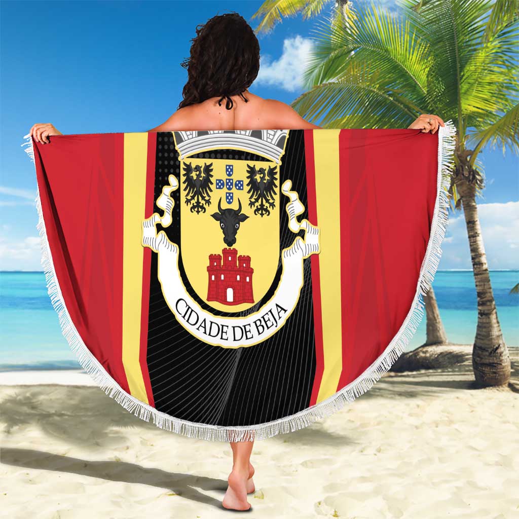 Personalized Beja Portugal Beach Blanket Sporty Style - Wonder Print Shop