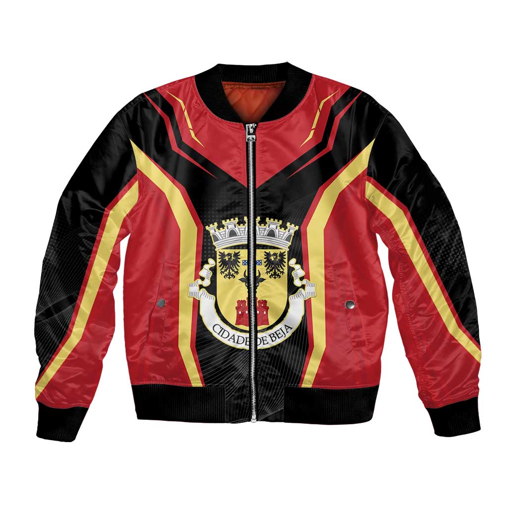Personalized Beja Portugal Bomber Jacket Sporty Style - Wonder Print Shop