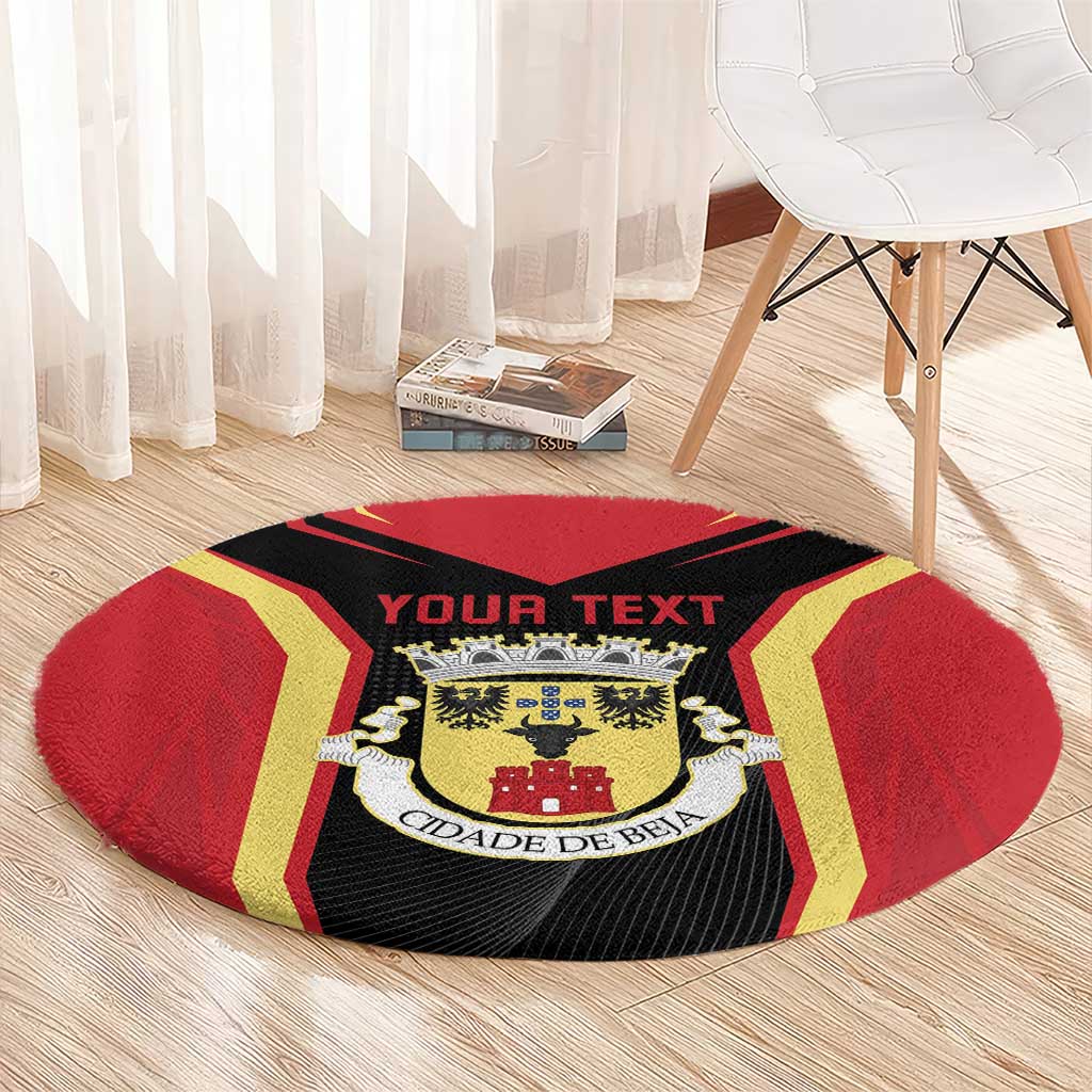 Personalized Beja Portugal Round Carpet Sporty Style - Wonder Print Shop