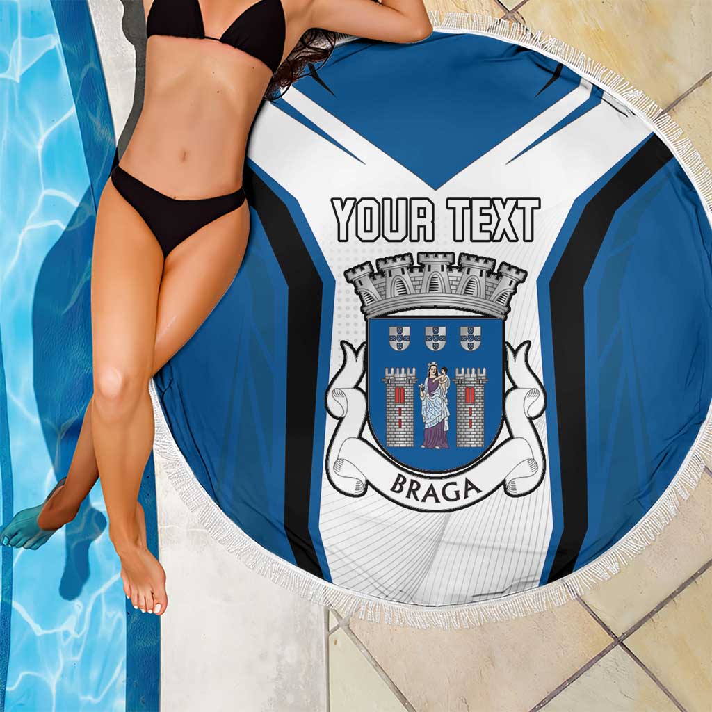 Personalized Braga Portugal Beach Blanket Sporty Style - Wonder Print Shop