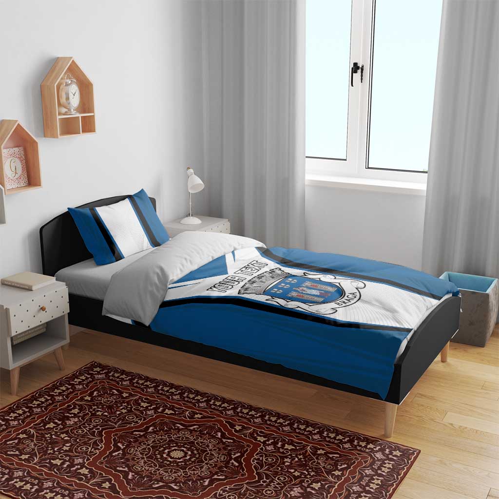 Personalized Braga Portugal Bedding Set Sporty Style - Wonder Print Shop