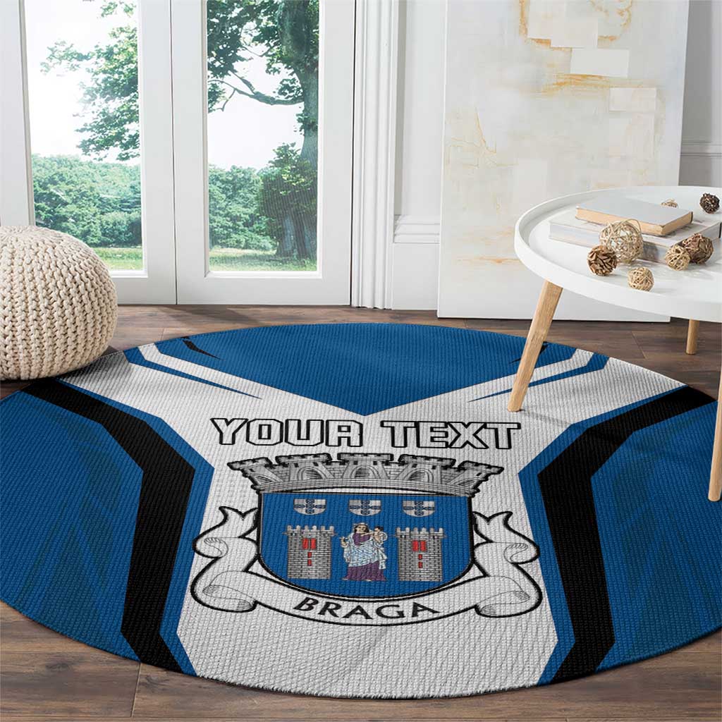 Personalized Braga Portugal Round Carpet Sporty Style - Wonder Print Shop