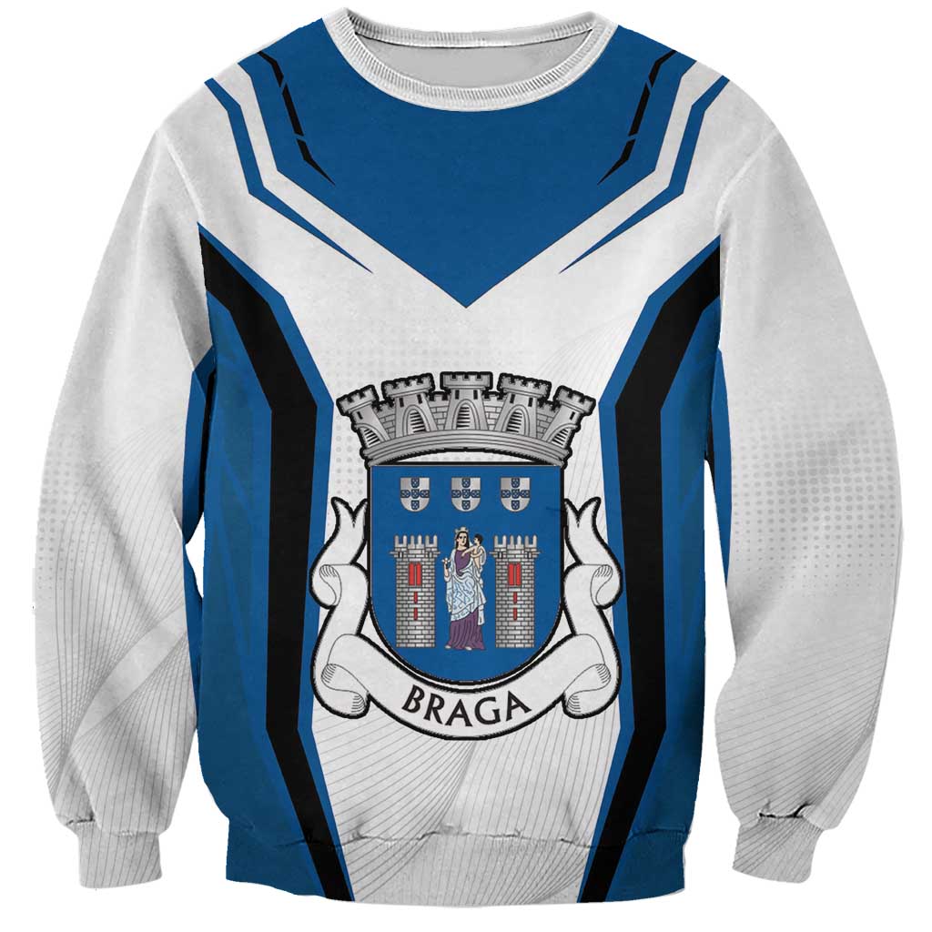 Personalized Braga Portugal Sweatshirt Sporty Style - Wonder Print Shop
