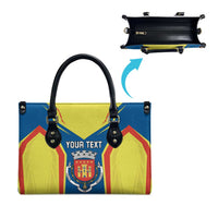 Personalized Braganca Portugal Leather Bag Sporty Style - Wonder Print Shop