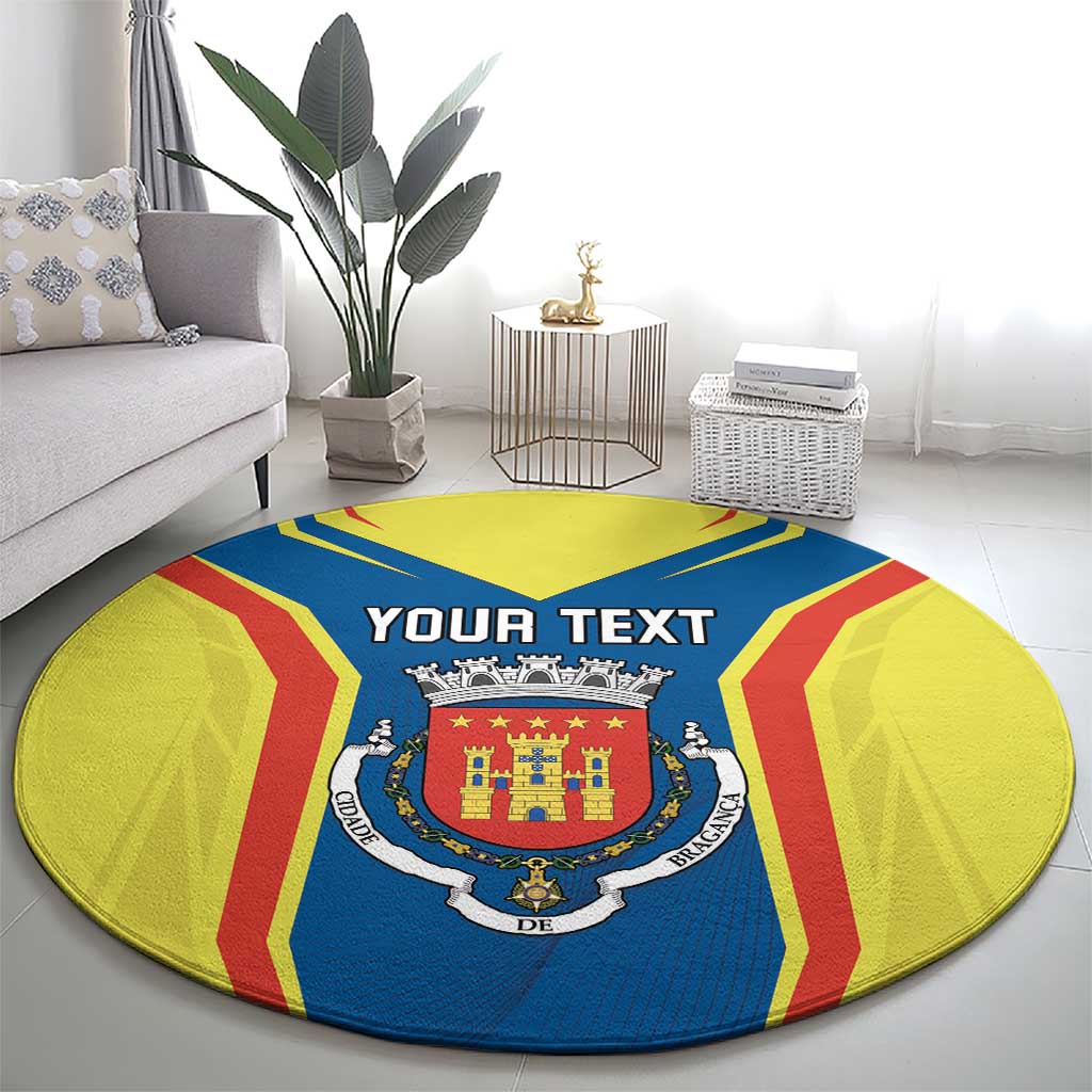 Personalized Braganca Portugal Round Carpet Sporty Style - Wonder Print Shop