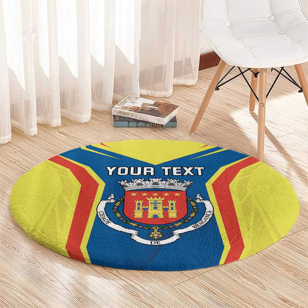 Personalized Braganca Portugal Round Carpet Sporty Style - Wonder Print Shop
