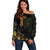 Happy Meskel Celebration Off Shoulder Sweater Cross Fire And Lion Flag Color - Wonder Print Shop