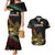 Meskel Ethiopia Couples Matching Mermaid Dress and Hawaiian Shirt Lion Of Judah With Grunge Patterns - Wonder Print Shop