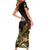 Meskel Ethiopia Short Sleeve Bodycon Dress Lion Of Judah With Grunge Patterns