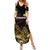 Meskel Ethiopia Summer Maxi Dress Lion Of Judah With Grunge Patterns