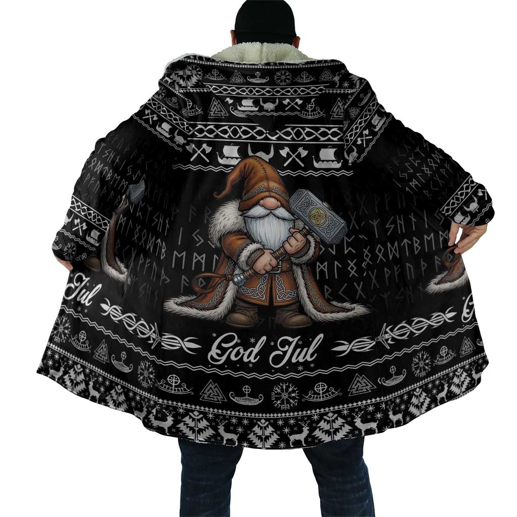 Viking Gnome Christmas Cloak Nordic Xmas Spirit Pattern - Wonder Print Shop