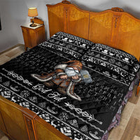 Viking Gnome Christmas Quilt Bed Set Nordic Xmas Spirit Pattern - Wonder Print Shop
