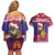 Croatia Christmas Couples Matching Off Shoulder Short Dress and Hawaiian Shirt Kuna Zlatica Merry Xmas