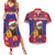 Croatia Christmas Couples Matching Summer Maxi Dress and Hawaiian Shirt Kuna Zlatica Merry Xmas