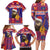 Croatia Christmas Family Matching Long Sleeve Bodycon Dress and Hawaiian Shirt Kuna Zlatica Merry Xmas - Wonder Print Shop