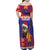 Croatia Christmas Family Matching Off Shoulder Maxi Dress and Hawaiian Shirt Kuna Zlatica Merry Xmas - Wonder Print Shop