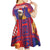 Croatia Christmas Kid Short Sleeve Dress Kuna Zlatica Merry Xmas - Wonder Print Shop