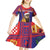 Croatia Christmas Kid Short Sleeve Dress Kuna Zlatica Merry Xmas - Wonder Print Shop