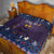 Iceland Christmas Quilt Yule Cat Christmas Lightning Art