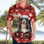 Merry Christmas Bernese Mountain Dog Hawaiian Shirt Switzerland Symbols - Lightning Art - Wonder Print Shop