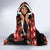 Merry Christmas Bernese Mountain Dog Hooded Blanket Switzerland Symbols - Lightning Art