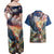 Serbia Eagle Statehood Day Couples Matching Off Shoulder Maxi Dress and Hawaiian Shirt Only Unity Saves The Serbs - Wonder Print Shop