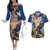 Serbia Eagle Statehood Day Couples Matching Off The Shoulder Long Sleeve Dress and Hawaiian Shirt Only Unity Saves The Serbs - Wonder Print Shop