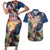 Serbia Eagle Statehood Day Couples Matching Short Sleeve Bodycon Dress and Hawaiian Shirt Only Unity Saves The Serbs - Wonder Print Shop