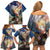 Serbia Eagle Statehood Day Family Matching Off Shoulder Short Dress and Hawaiian Shirt Only Unity Saves The Serbs - Wonder Print Shop