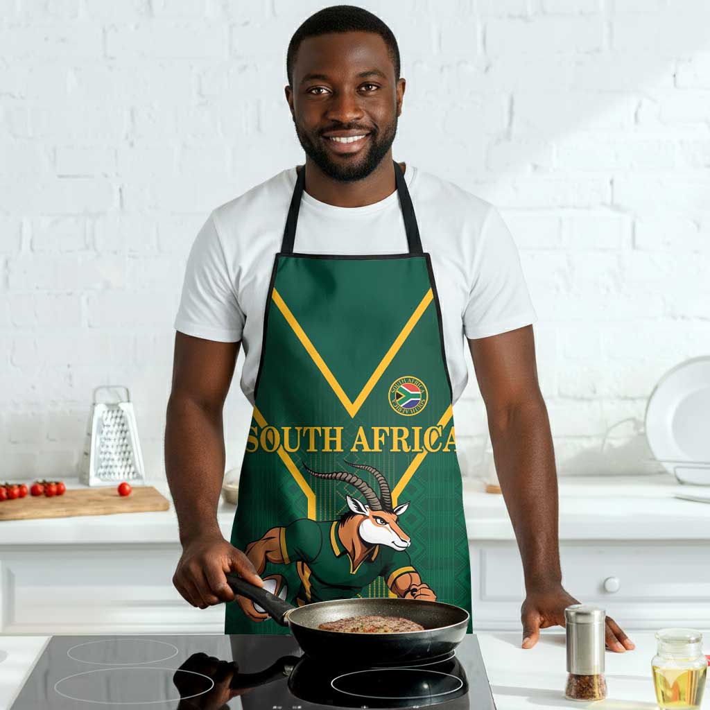 South Africa Rugby Apron Go Springboks - Wonder Print Shop