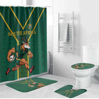 South Africa Rugby Bathroom Set Go Springboks - Wonder Print Shop